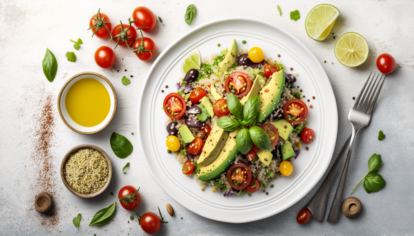 Fitness Focus gesundes Rezept Quinoa-Salat mit Avocado und Tomaten