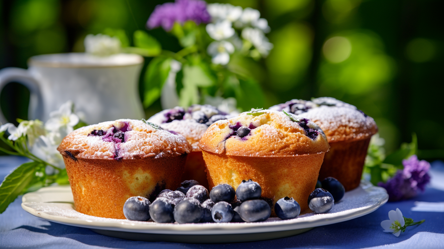 Fitness Focus Rezept Haferflocken-Muffins mit Blaubeeren